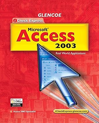 icheck series microsoft office access 2003 quick study 1st edition mcgraw hill education 0078690366,