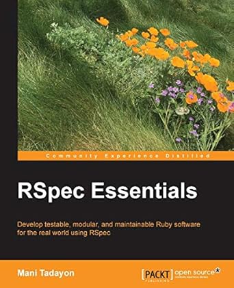 rspec essentials 1st edition mani tadayon 1784395900, 978-1784395902