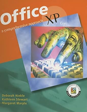 ms office xp core a comprehensive approach 1st edition mcgraw hill 0078252997, 978-0078252990