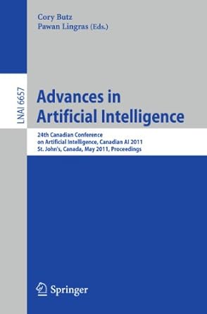 advances in artificial intelligence 24th canadian conference on artificial intelligence canadian ai 2011 st