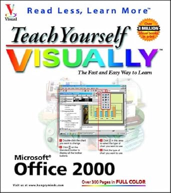 teach yourself microsoft office 2000 visually 1st edition ruth maran ,marangraphics 0764560514, 978-0764560514