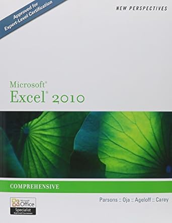 bundle new perspectives on microsoft excel 2010 comprehensive + sam 2010 assessment training and projects v2