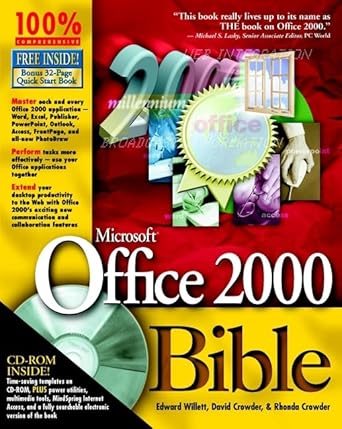 microsoft office 2000 bible 1st edition edward willett 0764532618, 978-0764532610