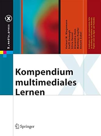 kompendium multimediales lernen 1st edition helmut m niegemann ,steffi domagk ,silvia hessel ,alexandra hein
