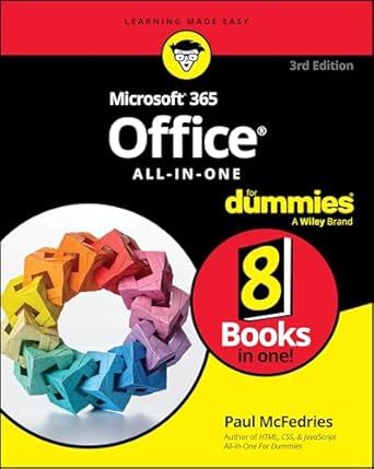 microsoft 365 office all in one for dummies 1st edition paul mcfedries ,peter weverka 1394295057,