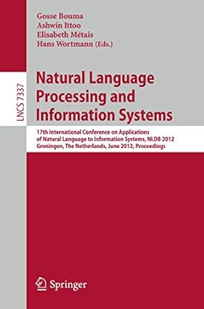 natural language processing and information systems 17th international conference on applications of natural