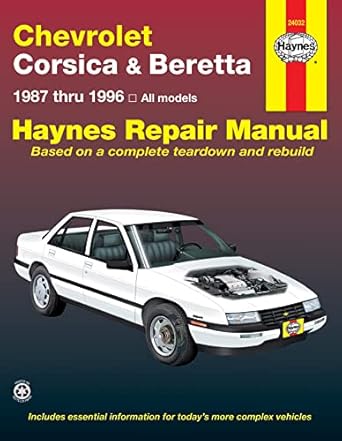 chevrolet corsica and beretta haynes repair manual 1st edition haynes 1563922061, 978-1563922060