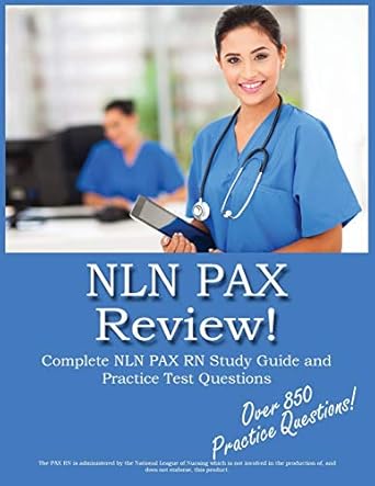 nln pax review nln pax rn study guide and practice test questions 1st edition complete test preparation inc