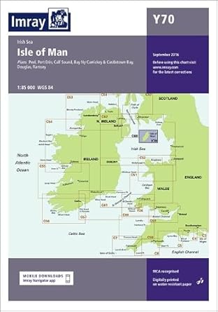 imray chart y70 isle of man 2006 1st edition imray 0852889917, 978-0852889916
