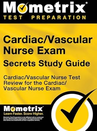 cardiac/vascular nurse exam secrets study guide cardiac/vascular nurse test review for the cardiac/vascular