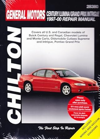 gm century lumina grand prix and intrigue 1997 00 1st edition chilton 0801993172, 978-0801993176