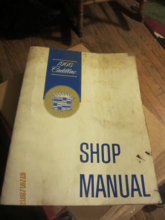 1966 cadillac deville eldorado fleetwood shop service repair manual book engine 1st edition cadillac motor