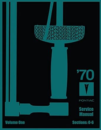 1970 pontiac service manual by detroit iron 1st edition gm corporation 1791407927, 978-1791407926