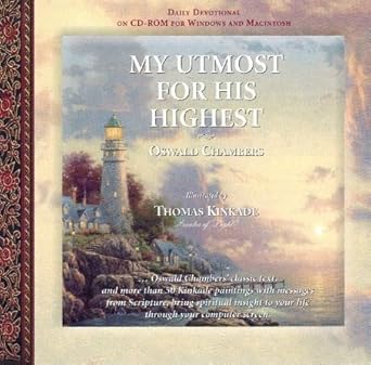 my utmost for his highest screensaver thomas kinkade 1st edition thomas kinkade 5550005484, 978-5550005484