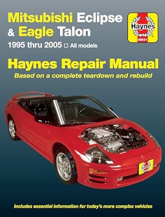 mitsubishi eclipse and eagle talon haynes repair manual 1st edition john h haynes 1563927071, 978-1563927072