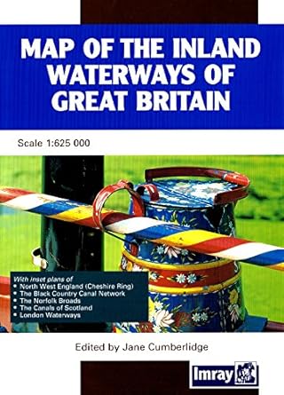 map of the inland waterways of great britain with inset plans of north west england the black country canal