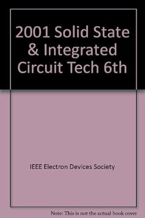 2001 6th international conference on solid state and integrated circuit technology proceedings october 22 25