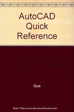 autocad quick reference 1st edition brenda l fouch 0880224258, 978-0880224253