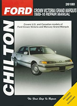 ford crown victoria and grand marquis 1989 2010 1st edition chilton 156392904x, 978-1563929045