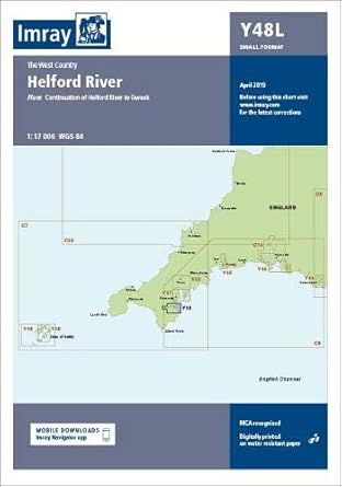 imray chart y48 helford river laminated laminated y48 helford river 1st edition imray 1786791374,