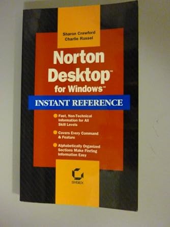 norton desktop for windows instant reference 1st edition sharon crawford ,charlie russel 0895888947,
