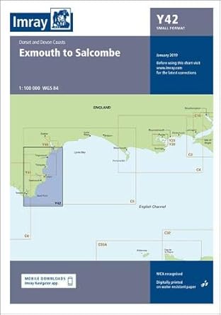 imray chart y42 y42 exmouth to salcombe 1st edition imray 1786791137, 978-1786791139