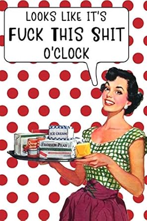 looks like its fuck this shit oclock prompt journal with unique sassy and snarky quotes funny gag gift for