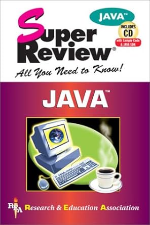java super review w/ cd rom 1st edition rea ,staff of research education association ,randall raus ,dr hang