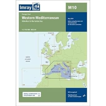 imray chart m10 western mediterranean 1st edition imray 178679120x, 978-1786791207