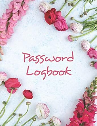 large print password logbook write down internet login info alphabetical internet organizer for seniors 1st