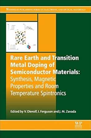 rare earth and transition metal doping of semiconductor materials synthesis magnetic properties and room