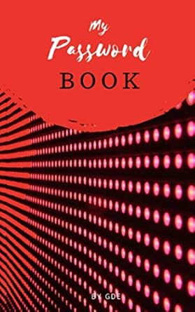 my little red password book password manager password journal password notebook 1st edition gareth d edwards