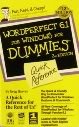 wordperfect 6 1 for windows for dummies quick reference 1st edition greg harvey 1568849664, 978-1568849669