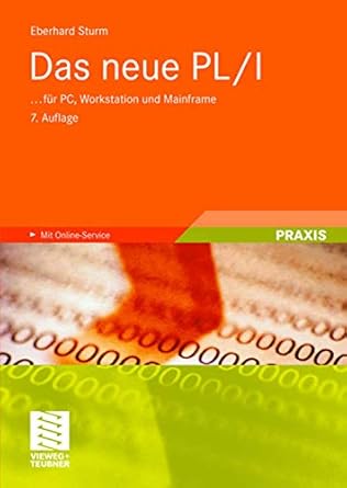 das neue pl/i fur pc workstation und mainframe 1st edition eberhard sturm 3834805203, 978-3834805201