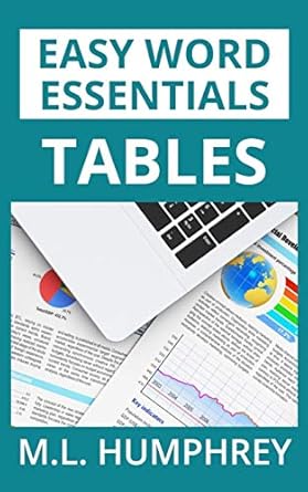 tables 1st edition m l humphrey 1095314785, 978-1095314784