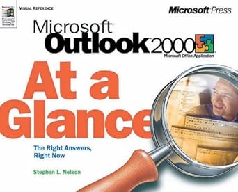 microsoft outlook 2000 at a glance 1st edition stephen l nelson ,stephen lawrence 1572319488, 978-1572319486