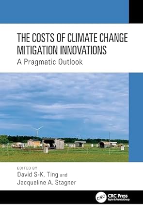 the costs of climate change mitigation innovations 1st edition david s k ting ,jacqueline a stagner