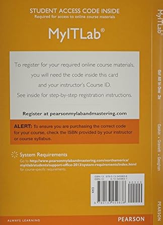 go all in one computer concepts and applications mylab it with pearson etext access code 1st edition shelley