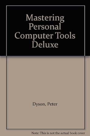 mastering pc tools deluxe 1st edition peter dyson 0895886545, 978-0895886545