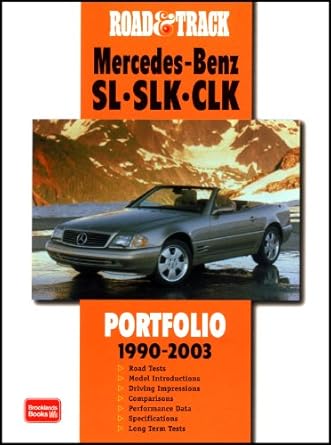 road and track mercedes benz sl slk clk 1st edition r m clarke 1855206536, 978-1855206533