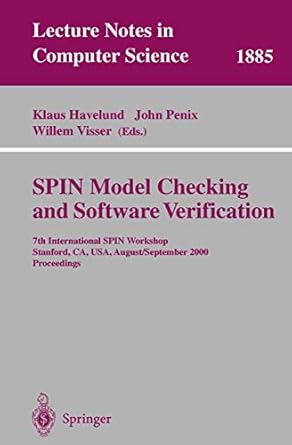 spin model checking and software verification 7th international spin workshop stanford ca usa august 30