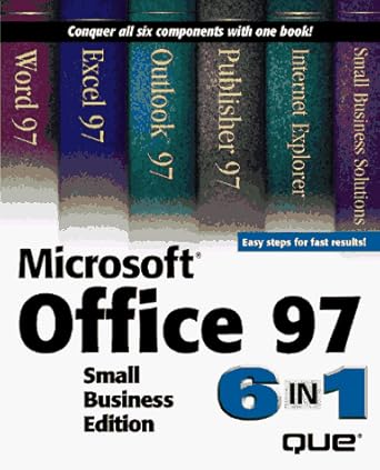 microsoft office 97 small   6 in 1 1st edition jennifer fulton ,sherry kinkoph ,joe lowery ,sue plumley