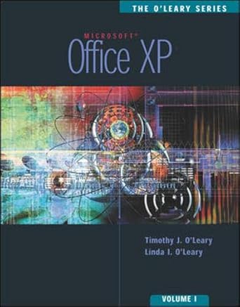 office xp enhanced 1st edition timothy j o'leary 0071110607, 978-0071110600