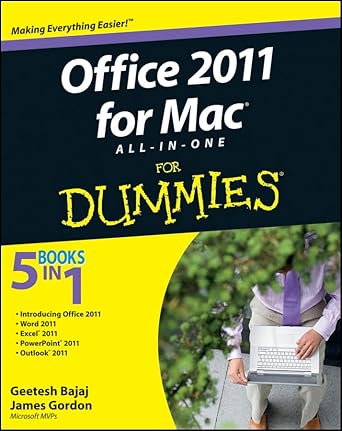 office 2011 for mac all in one for dummies 1st edition geetesh bajaj ,james gordon 0470903716, 978-0470903711