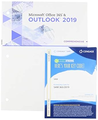 bundle shelly cashman series microsoft office 365 and outlook 2019 comprehensive loose leaf version + sam 365