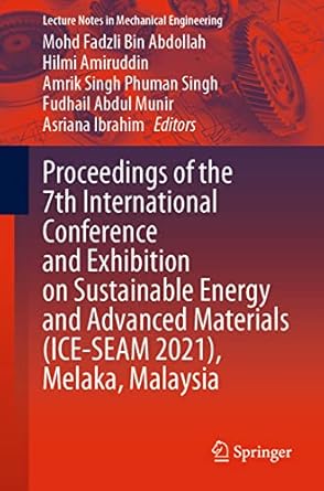 proceedings of the 7th international conference and exhibition on sustainable energy and advanced materials