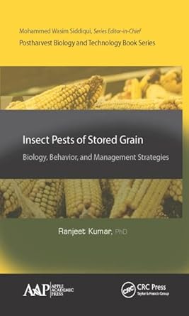 insect pests of stored grain biology behavior and management strategies 1st edition ranjeet kumar 1771885033,