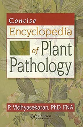 concise encyclopedia of plant pathology 1st edition perumal vidhyasekaran 1560229438, 978-1560229438