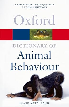 dictionary of animal behaviour 1st edition david mcfarland 0198607210, 978-0198607212