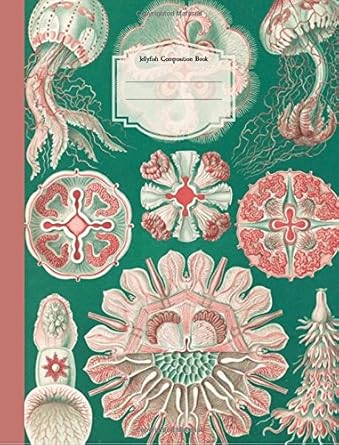 jellyfish composition book notebook graph paper 5x5 composition book for college or school graph paper 5x5